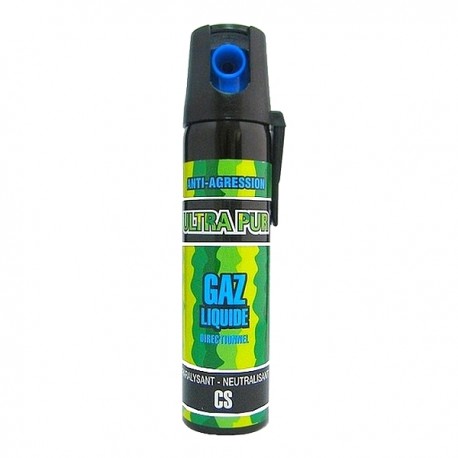 Bombe lacrymogène C.S GAZ Liquide 75 ml à 7,65 €
